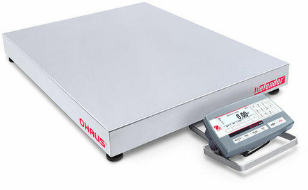 OHAUS Defender 5000 D52P125RQV5 Bench Scale, 250 lb x 0.01 lb, 24" x 24", NTEP