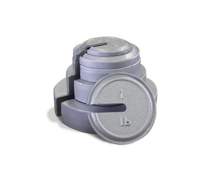 Rice Lake 100 lb Cast Iron Slotted Hanger Weight, ASTM Class 6