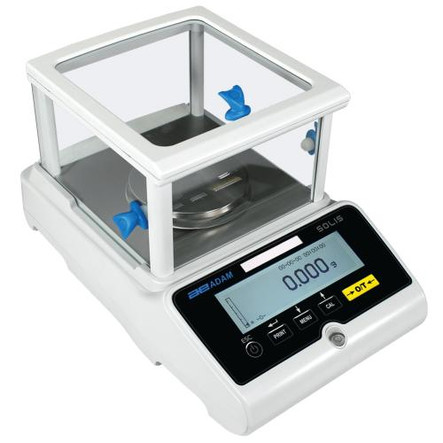 Adam Equipment SPB 1203i Solis Precision Balance, 1200 g x 0.001 g, Internal Calibration