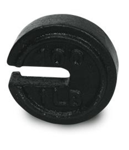 Rice Lake Cast Iron Slotted Counterpoise Weight For Counting Scale, 1 1/99 lb Weight. Provides 100 lbs of Counter Weight, ASTM Class 7