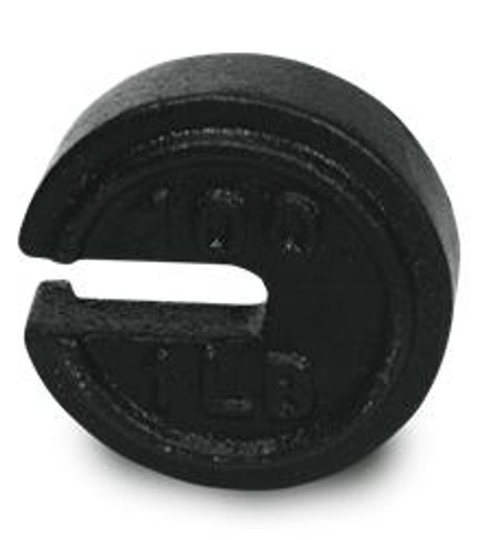 Rice Lake Cast Iron Slotted Counterpoise Weight For Counting Scale, 1/10 lb Weight, Provides 5 lbs of Counter Weight, ASTM Class 7