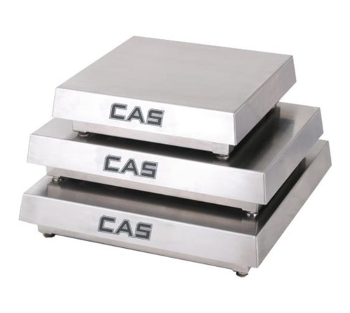 CAS HCS-L1000 Stainless Steel Washdown Scale Base, 1000 lbs, 24 x 24, NTEP