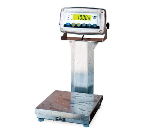 CAS Enduro Extreme EX-10002 Washdown Checkweighing Scale, 2 lb x 0.0005 lb, 10 x 10