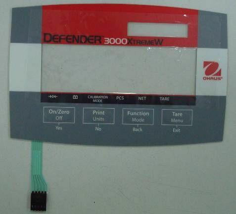 OHAUS T32XW Indicator Membrane | OHAUS Scales | Scales Plus