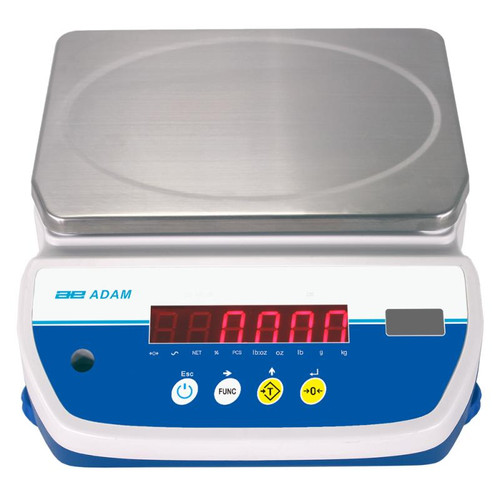 Adam Equipment ABW 8 AQUA Series Washdown Bench Scale, 18 lb x 0.002 lb