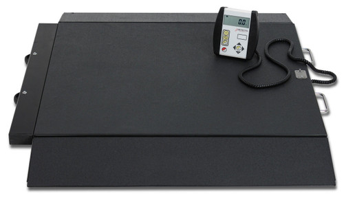 Detecto Cardinal Detecto 6400-C-AC Portable Wheelchair Scale, With AC Adapter and BT/WIFI, 1000 lb x 0.2 lb