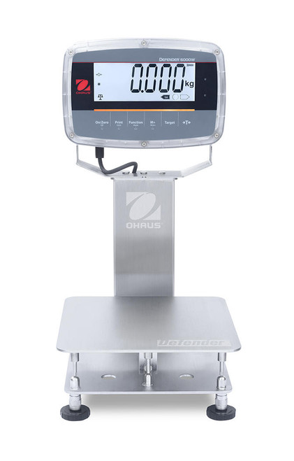 OHAUS i-D61PW12K1R6 Defender 6000 Extreme Washdown Bench Scale, 12 x 12, 25 lb x 0.002 lb, NSF, NTEP Class III