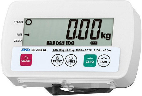 AandD Weighing Used AandD Weighing SE-60KAL Washdown Checkweighing Scale, 130 lb x 0.02 lb, NTEP, Class III, SP1155