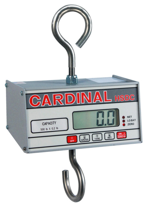 Detecto Cardinal Detecto HSDC-20 Hanging Scale, 20 lb x 0.01 lb, NTEP Class III 