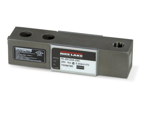 Rice Lake Weighing Systems Rice Lake RL39123-250 250 lb Stainless Steel Single Ended Beam Load Cell
