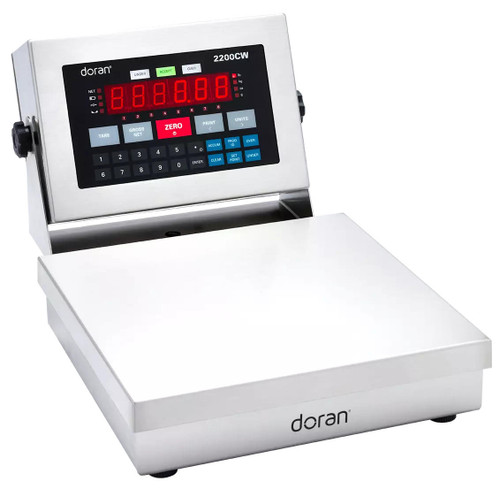 Doran 2202CW-ABR Checkweighing Bench Scale, 10"x10" Platform, 2 lb x 0.0005 lb