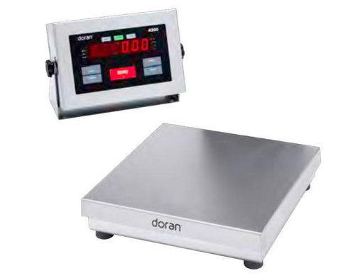  Doran 4350 Checkweighing Bench Scale, 10"x10" Platform, 50 lb x 0.01 lb, NTEP 