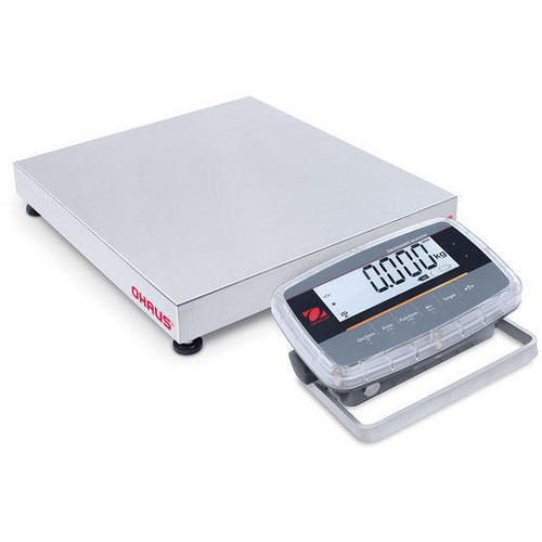  OHAUS i-D61PW25WQL5 Defender 6000 Washdown Bench Scale, 18" x 18", 50 lb x 0.002 lb, NTEP 