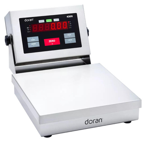  Doran 4350/12-ABR Checkweighing Bench Scale, 12"x12" Platform, 50 lb x 0.01 lb, NTEP 