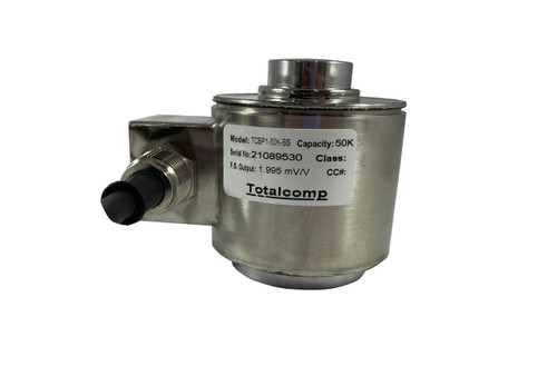  Totalcomp TCSP1-50K-SS Canister Load Cell, 50,000 lb 