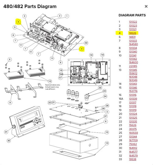 Rice Lake Weighing Systems Rice Lake 480 Nut and Tooth Lockwasher, 8-32NC, 14626 