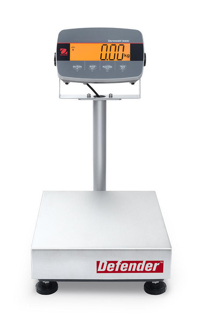 OHAUS Used OHAUS i-D33P30B1R1 Defender 3000 Bench Scale, 60 lb x 0.01 lb, 14" x 12",  NTEP Class III, SP1237 