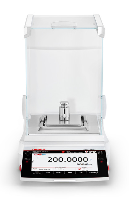 OHAUS Explorer Balance Front View 