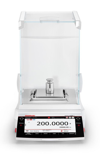 OHAUS Explorer Balance Front View 