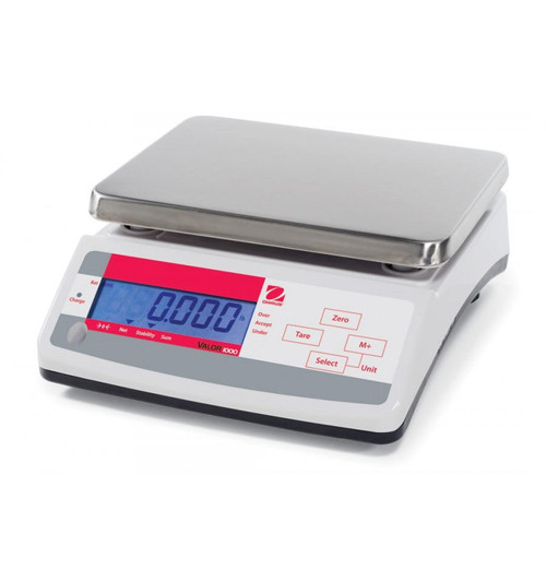 OHAUS Valor 1000 V11P15T Dual Display Compact Bench Scale, 33 lb x 0.005 lb 