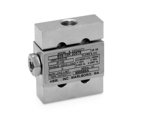 HBM S35-200 lb Stainless Steel S-Beam Load Cell, NTEP