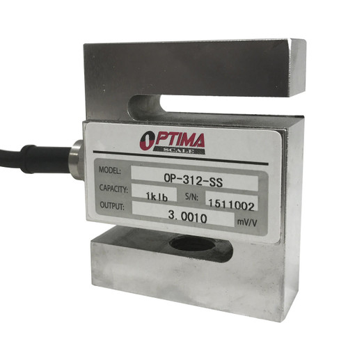 Optima Scale Optima OP-312-SS-0.2 200 lb Stainless Steel S-Beam Load Cell