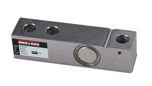 Rice Lake Weighing Systems RL32018S 5,000 lb LE Stainless Steel Single Ended Beam Load Cell, NTEP