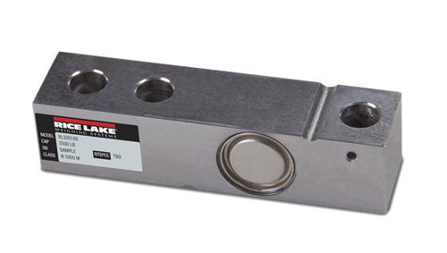 Rice Lake Weighing Systems RL32018S 20,000 lb Stainless Steel Single Ended Beam Load Cell Non NTEP