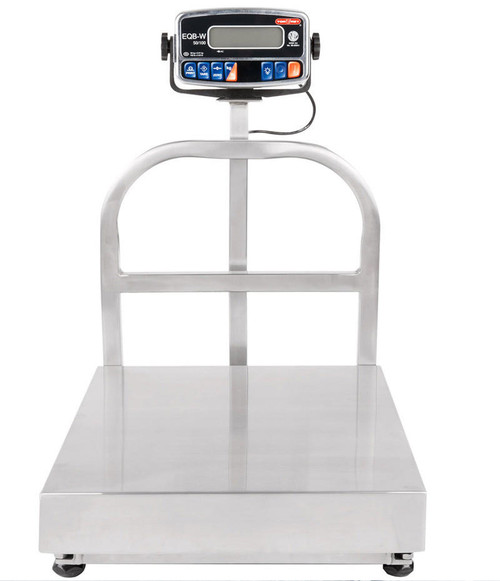 Tor Rey EQB-100/200-W Waterproof Bench Scale, 200 lb x 0.1 lb, NTEP, Class III