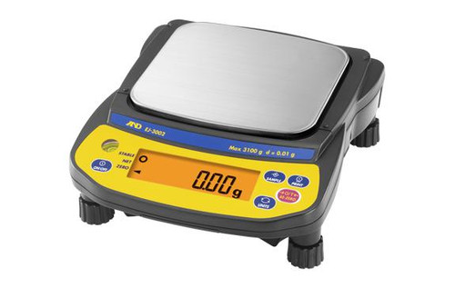 AandD Weighing Newton EJ-1202 Portable Precision Balance, 1200 g x 0.01 g