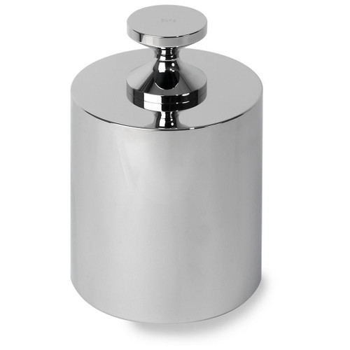 Troemner 25 kg Stainless Steel Cylindrical Screw Knob Weight, NVLAP Accredited Certificate, ASTM Class 4