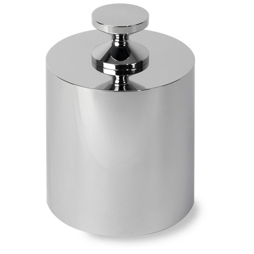 Troemner 50 kg Stainless Steel Cylindrical Screw Knob Weight, No Certificate, ASTM Class 4