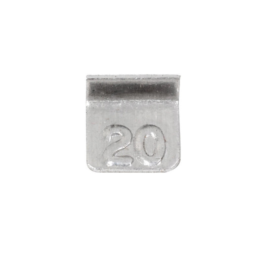 Troemner 20 mg Aluminum Flat Weight, Traceable Certificate, ASTM Class 7
