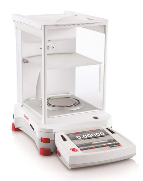 OHAUS EX225D/AD Explorer Dual Range Semi Micro Balance, 220 g x 0.01 mg, Auto Door