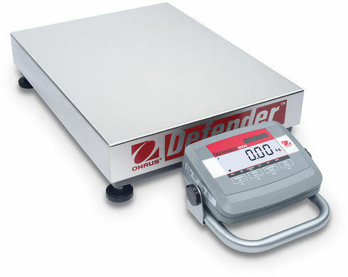 OHAUS D31P150BL5 Defender 3000 Low Profile Bench Scale, 16.5 x 21.6, 330 lb x 0.05 lb, NTEP, Class III