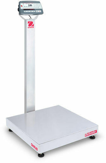 OHAUS D52P50RQV3 Defender 5000 Bench Scale, 100 lb x 0.005 lb, 24 x 24, NTEP