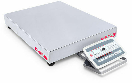 OHAUS D52XW50RTX5 Defender 5000 Low Profile Bench Scale, 100 lb x 0.005 lb, 24 x 18, NTEP