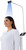 Cardinal Detecto ICON Digital Physician Scale with Sonar Height Rod in use
