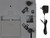 Cardinal Detecto DM15 Price Computing Scale battery cover and adapter