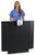 Cardinal Detecto BRW1000-C-AC Wheelchair Scale tipped up
