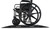 Cardinal Detecto 6400-C-AC side view with wheelchair