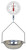 Detecto Cardinal Detecto MCS-20DF Hanging Scale w/ Bowl, 20 lb x 1 oz 