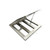 USA Measurements Mr. Reliable Lift Top Stainless Steel Floor Scale side view