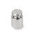 Troemner 50 g Stainless Steel Cylindrical Screw Knob Weight, Traceable Certificate, ASTM Class 7