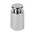 Troemner 10 kg Stainless Steel Cylindrical Screw Knob Weight, No Certificate, OIML Class F1