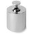 Troemner 20 kg Stainless Steel Cylindrical Screw Knob Weight, Traceable Certificate, UltraClass