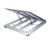 Rice Lake RoughDeck QC Quick Clean Stainless Steel Floor Scale, 4' x 4', 2000 lb, NTEP Class III, 50404