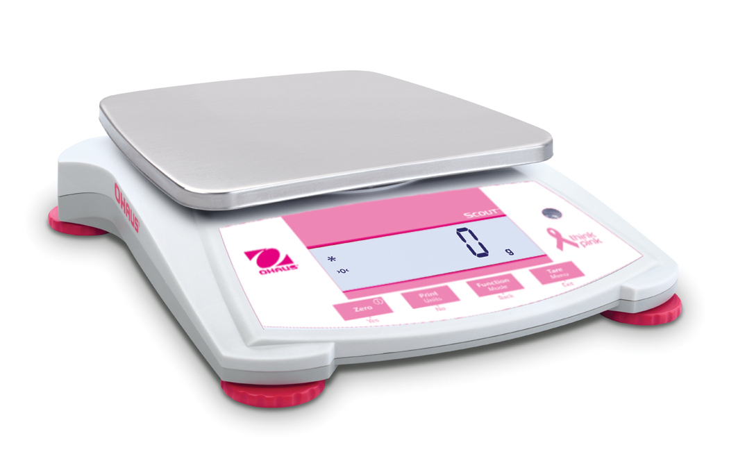 think pink ohaus scout balance