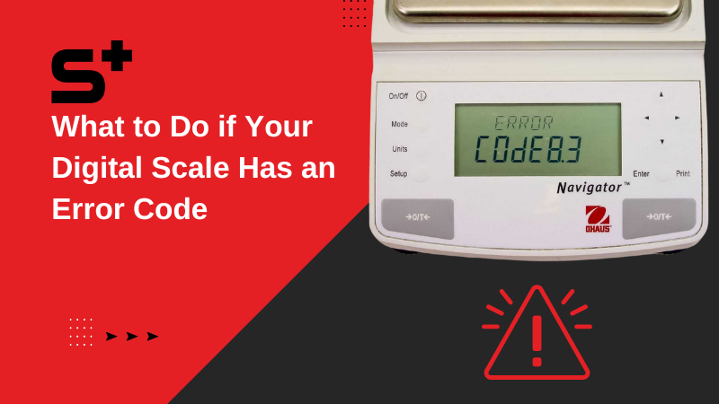 What to Do if Your Digital Scale Has an Error Code