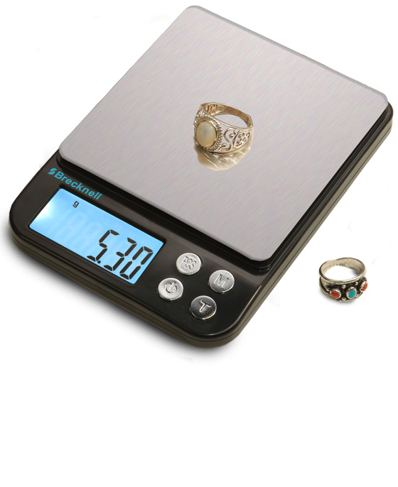 Brecknell EPB weighing jewelery